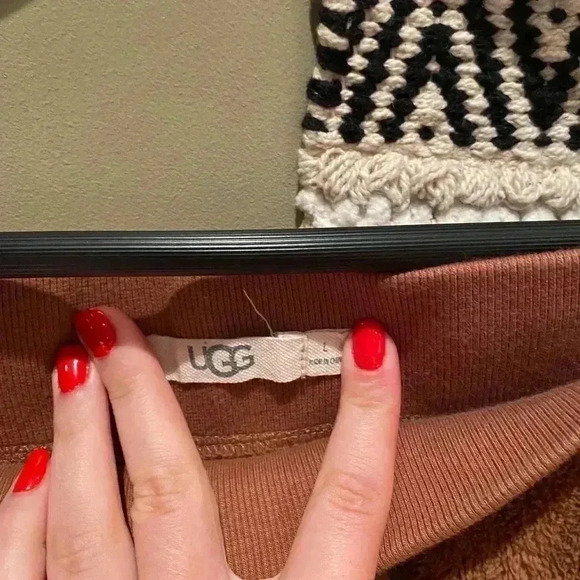 UGG MENS LOUNGEWEAR LIONEL FAUX JOGGERS SHERPA PANTS SIZE L - Picture 6 of 7